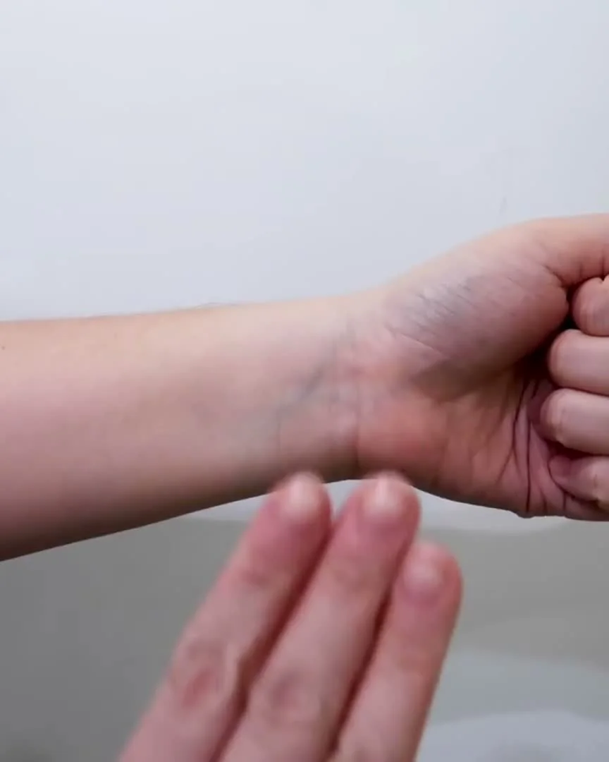 Three fingers measuring two cun from the inner wrist crease toward Nei Guan PC6