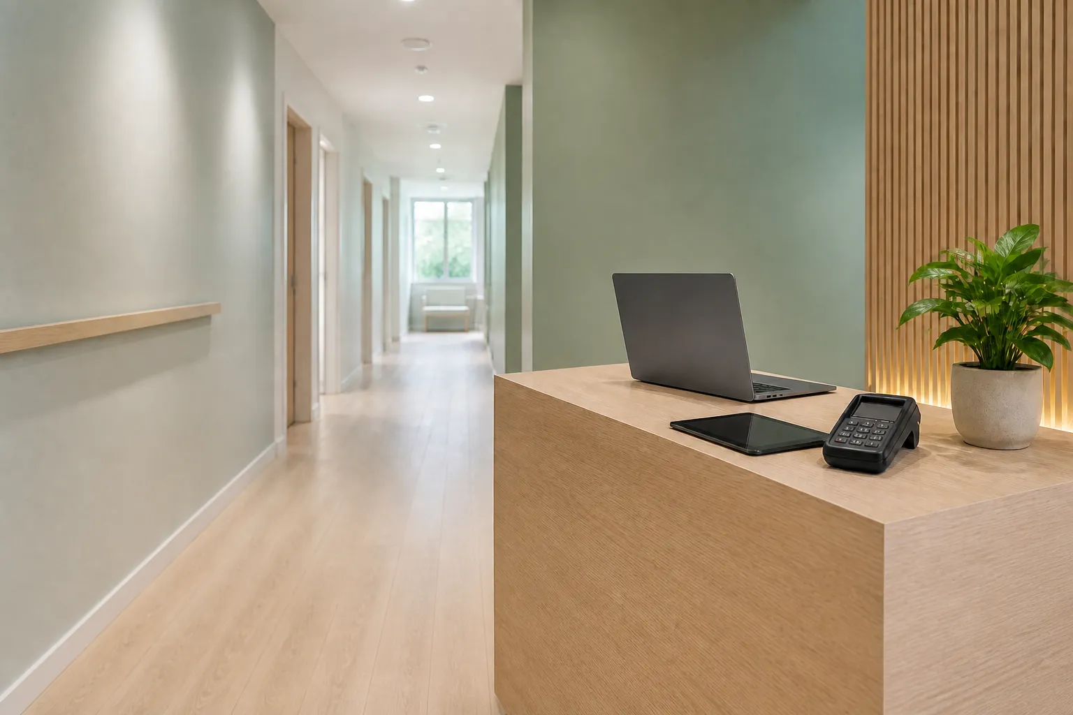 PULSE TCM clinic reception desk