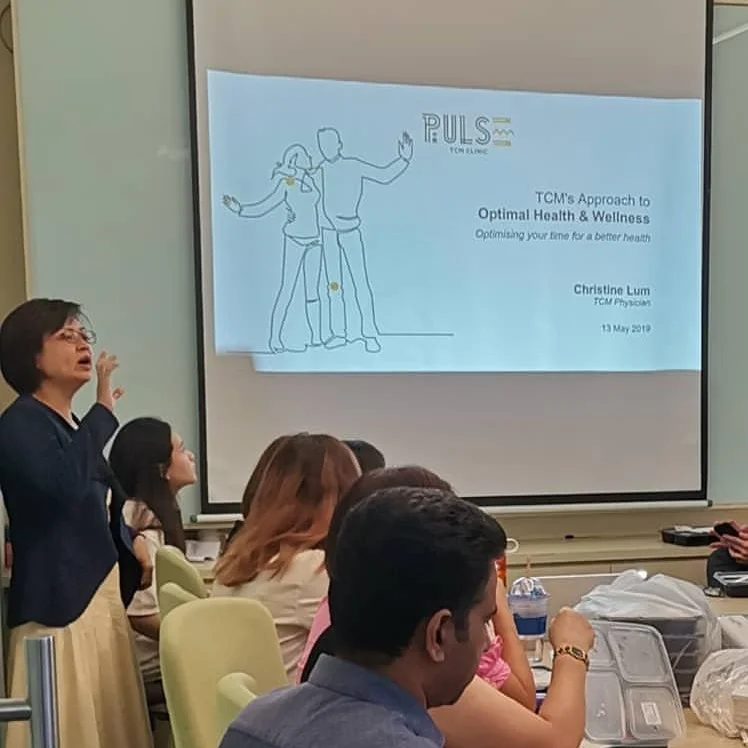 Health & Wellness at a PULSE TCM corporate session
