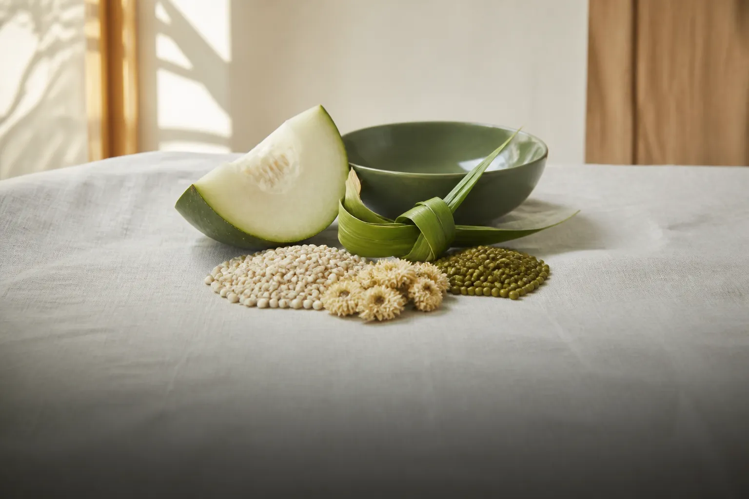 Winter melon, Chinese barley, and chrysanthemum for a TCM acne diet at PULSE TCM