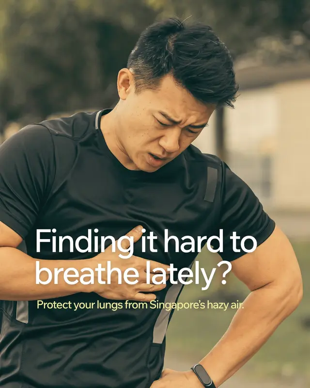 Finding it harder to take a deep, clear breath lately? 🌫️😷 Singapore’s poor air quality isn't just uncomfortable—it stri
