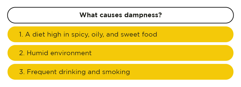 TCM - What causes dampness?
